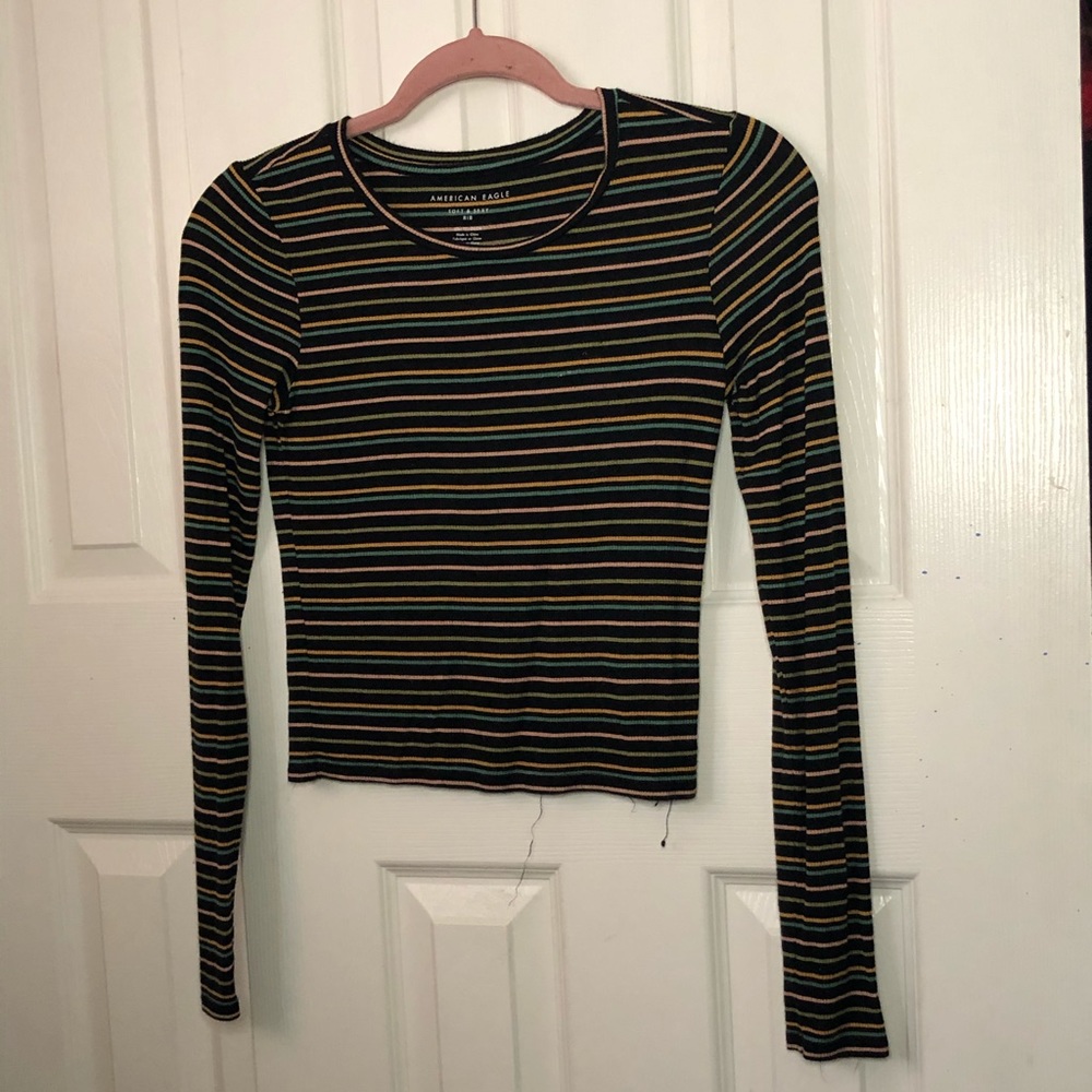 Striped crop top